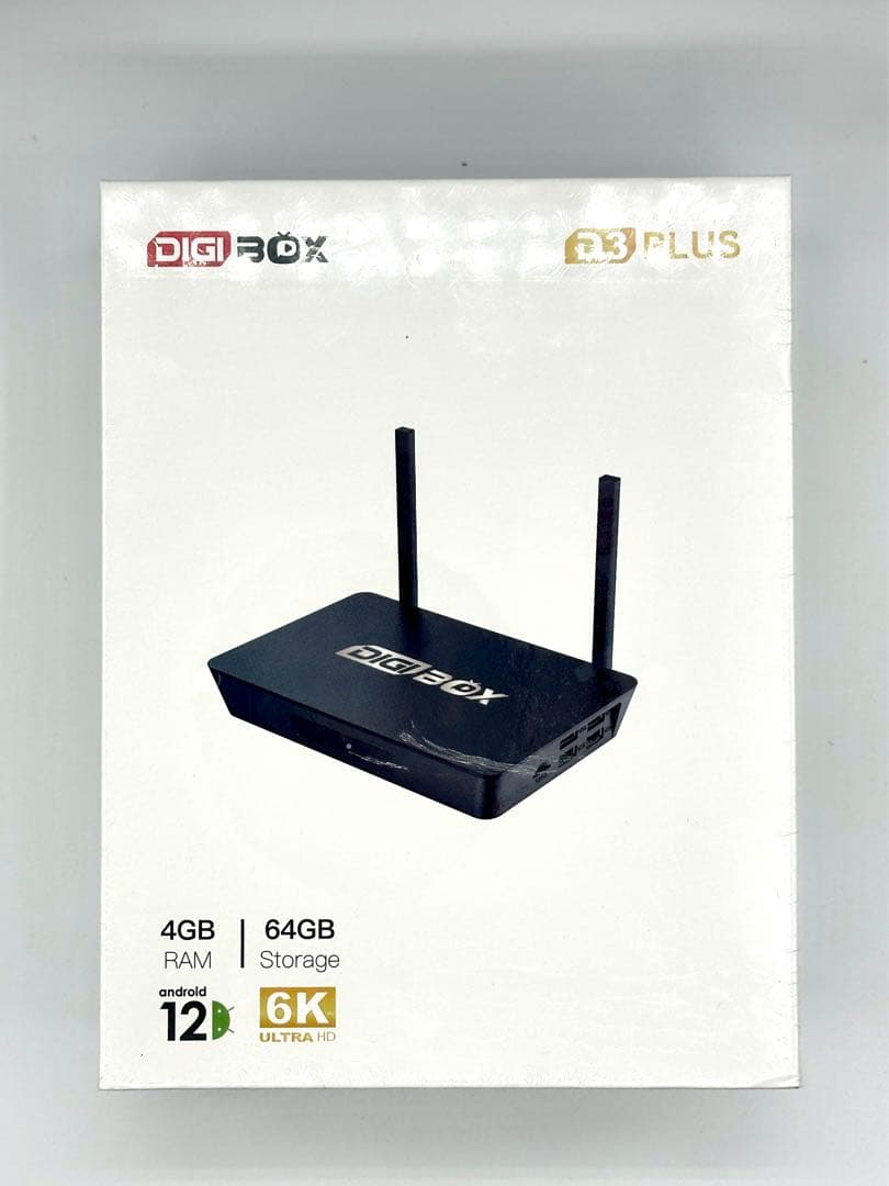 【新品】Digibox D3 Plusアメリカのスポーツや世界中の映画を楽しめる