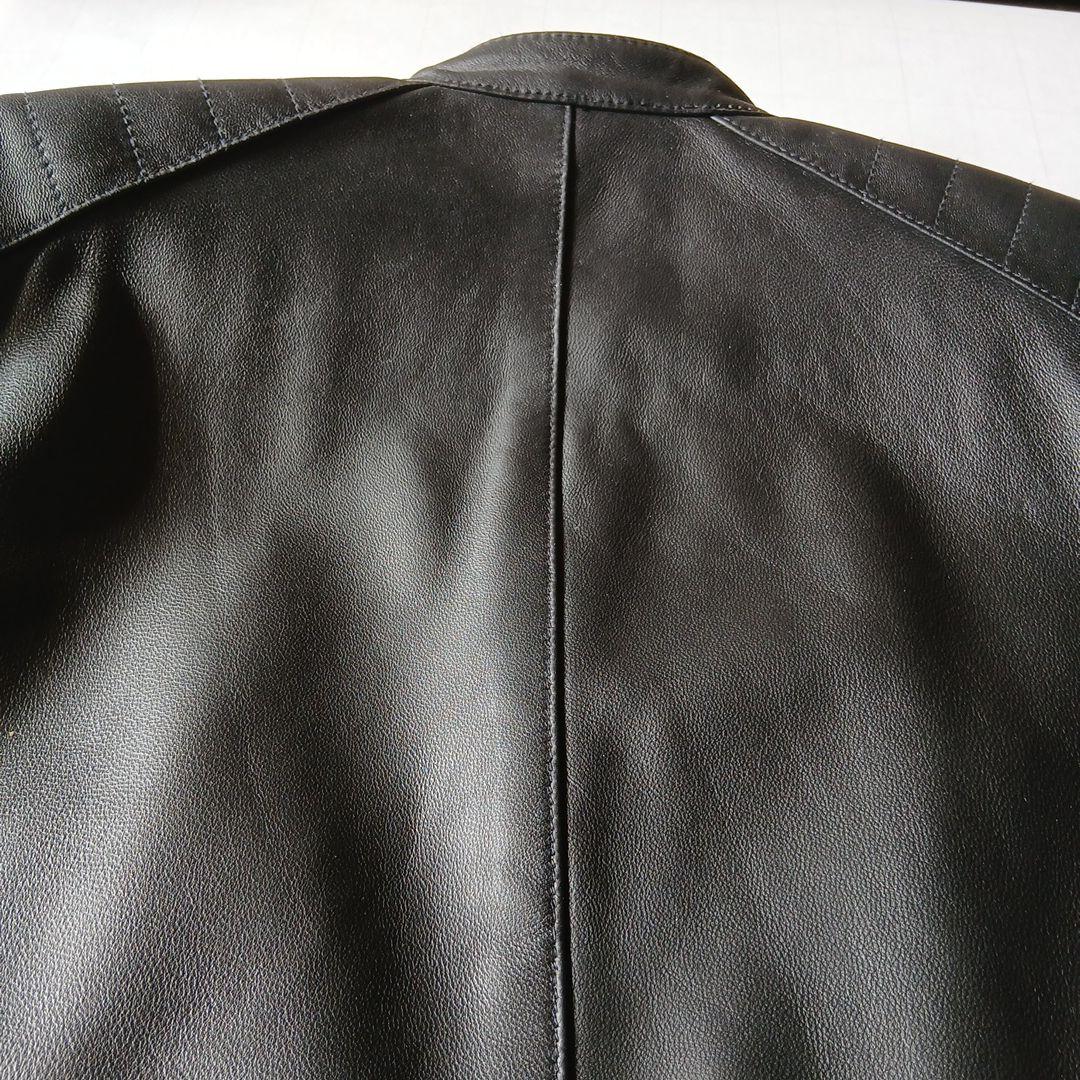 VAPORIZE ブラック シングルライダースジャケット　羊皮　Sサイズ