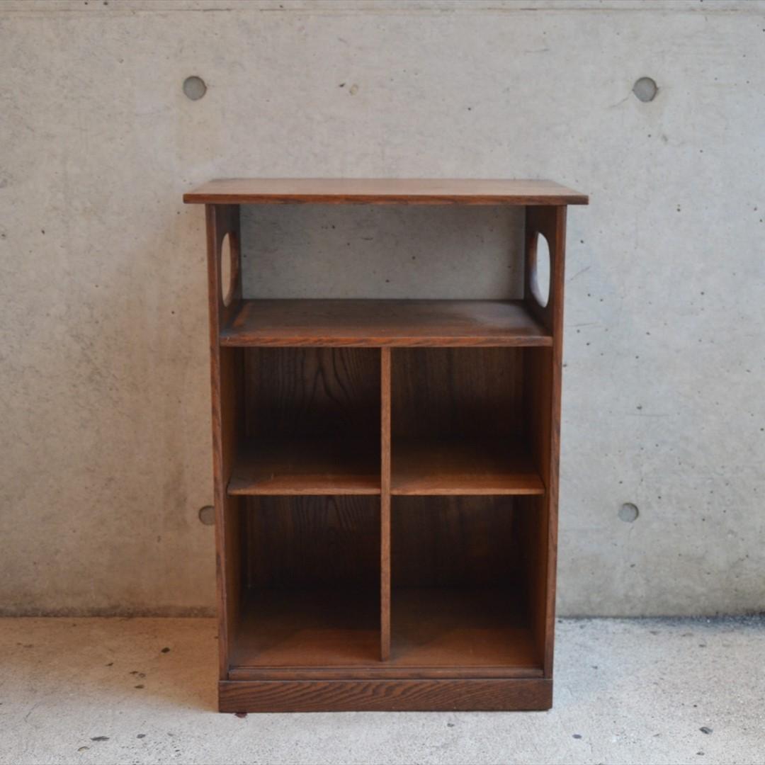 時代物　明治時代　木製　本箱　本棚　持ち手付　アンティーク　骨董品