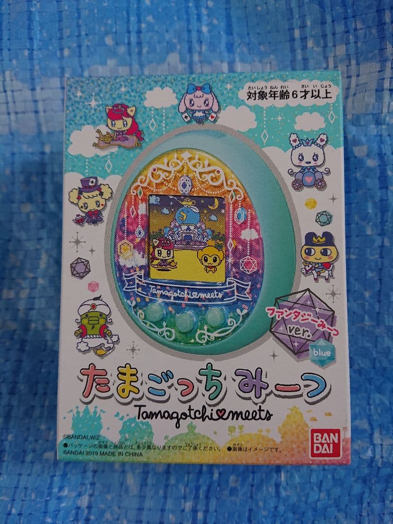 美品　BANDAI たまごっちみーつ　ファンタジーみーつver.ブルー