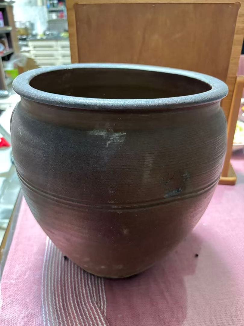 古備前焼　伊部陶苑　大饗 大壺　鉢　アンティーク置物　骨董品