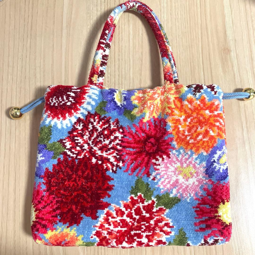 FEILER×KEITAMARUYAMA DAHLIA 巾着バッグ