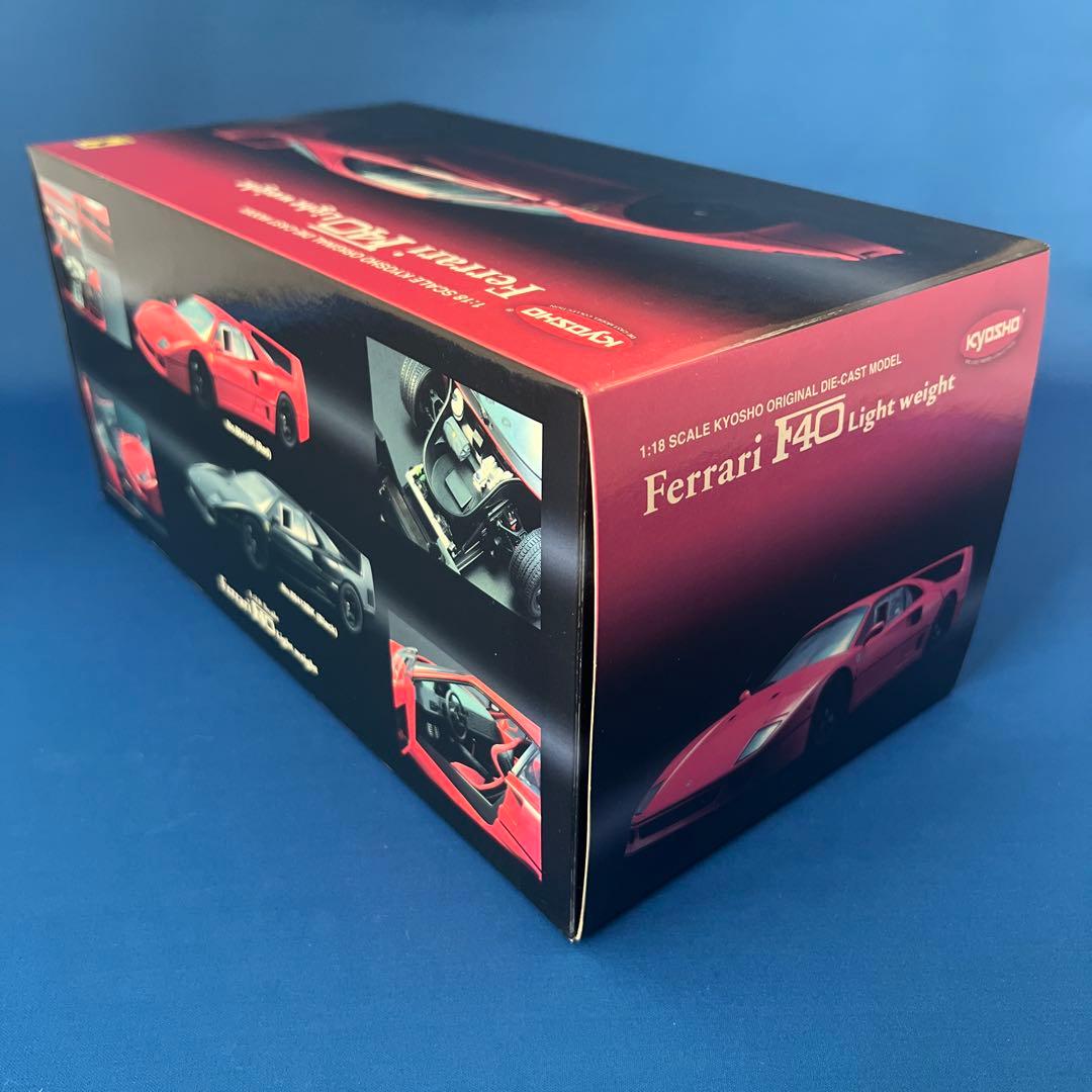 京商　1/18 フェラーリ F40 ライトウェイト( ブラック )