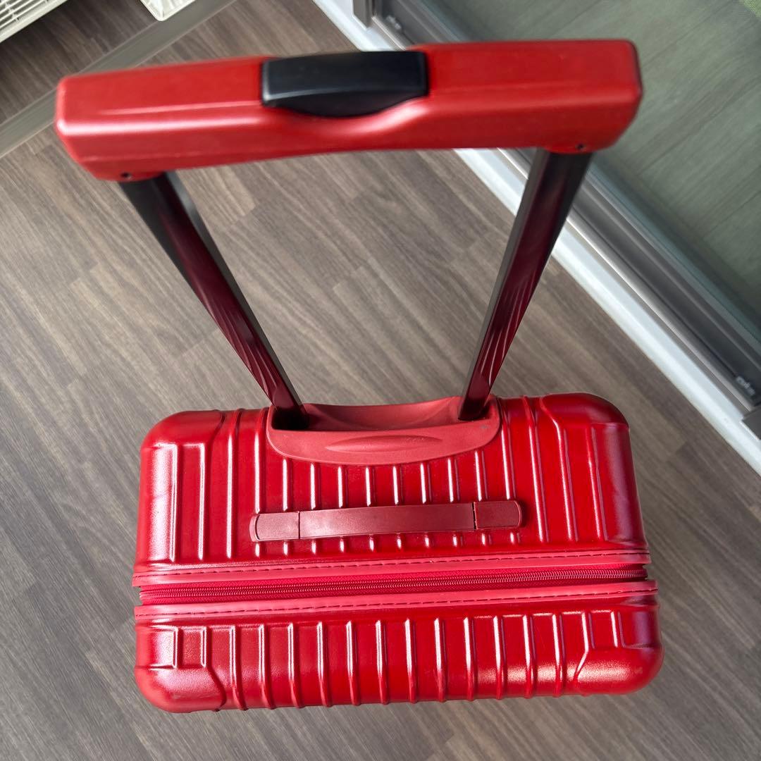美品　RIMOWA サルサ　赤　63リットル　2輪