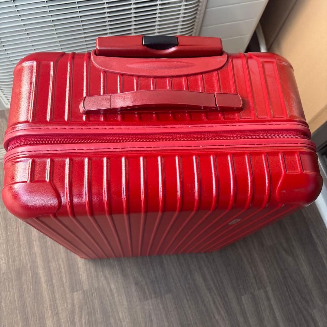 美品　RIMOWA サルサ　赤　63リットル　2輪