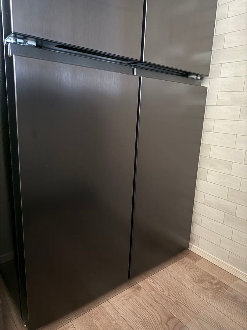 MAXZEN 415L 冷蔵庫 JR415ML01GM ガンメタリック