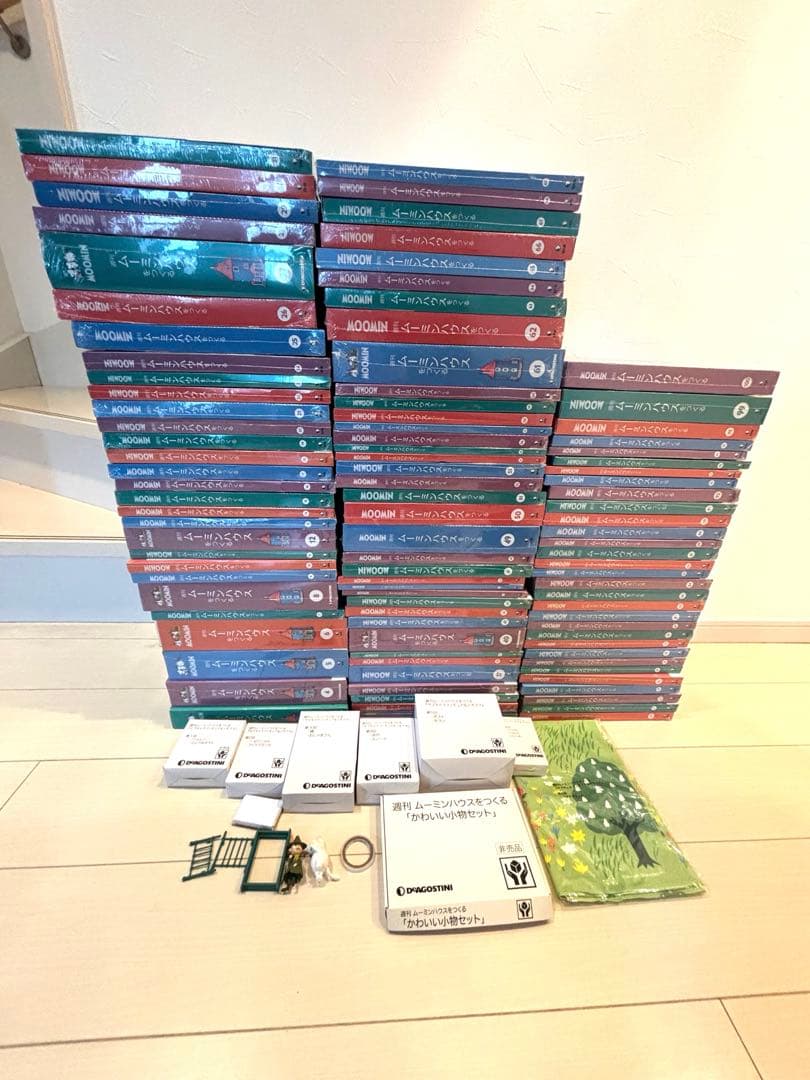 ディアゴスティーニ　ムーミンハウスをつくる　3〜100巻