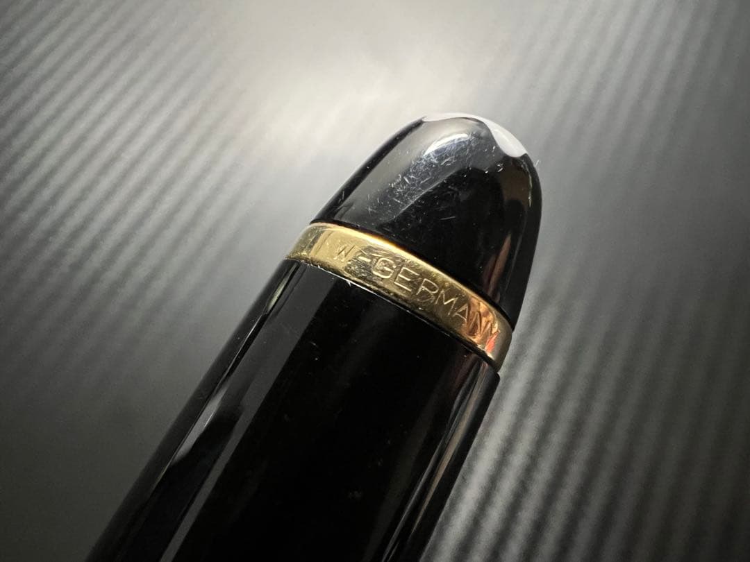 モンブラン マイスターシュテュック 144 M 中字 ブラック 全金 万年筆