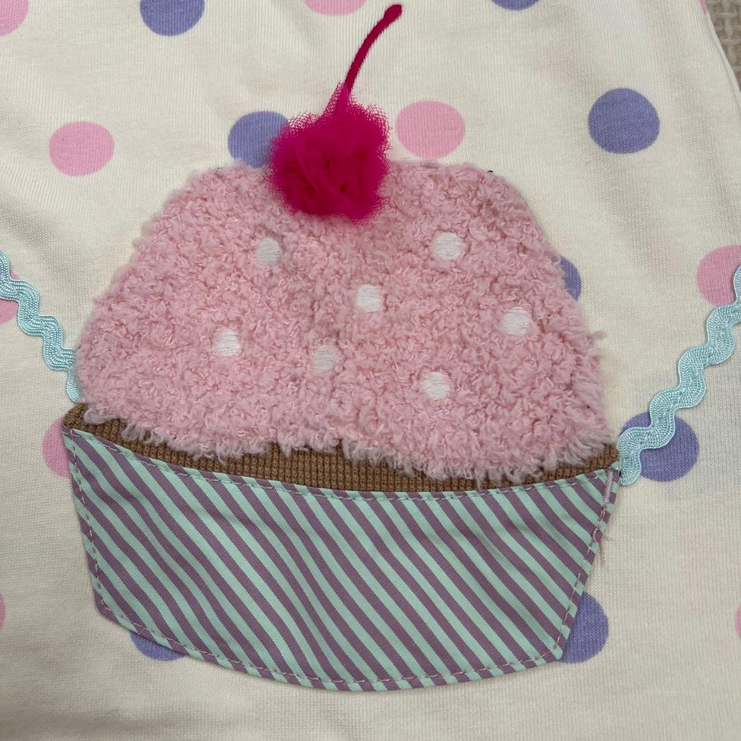 ベイビーチアー　カップケーキトレーナー&カップケーキレギンスセット120