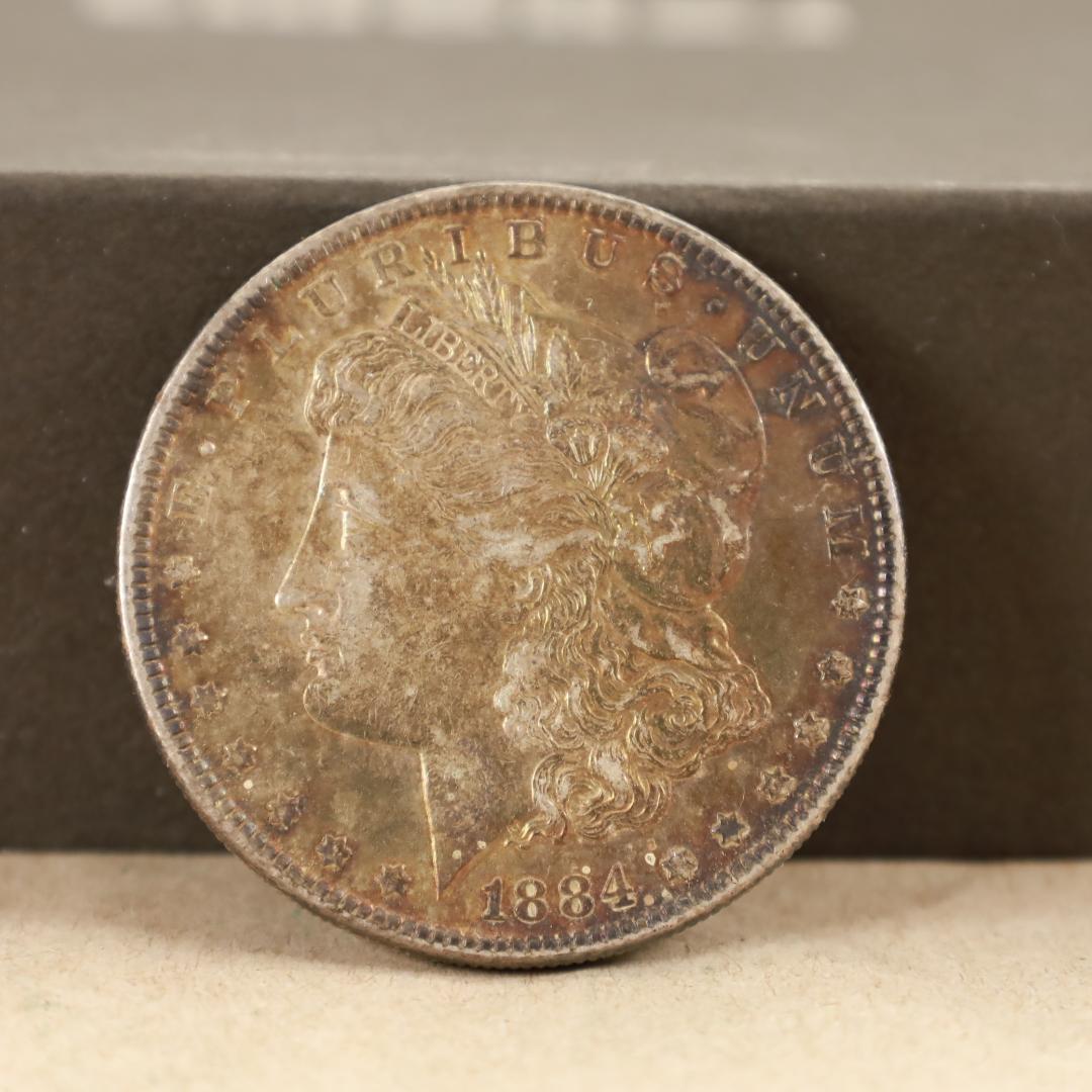 プ*須様 1884年製＆1921年製 モルガンダラー銀貨 USA 1ドル硬貨　２