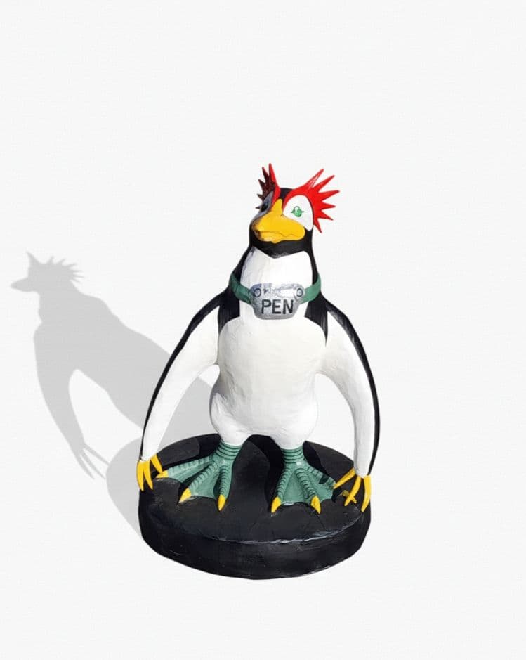 ペンペン 1/1スケール 等身大 ペンペン ペーパーマッシュ エヴァ