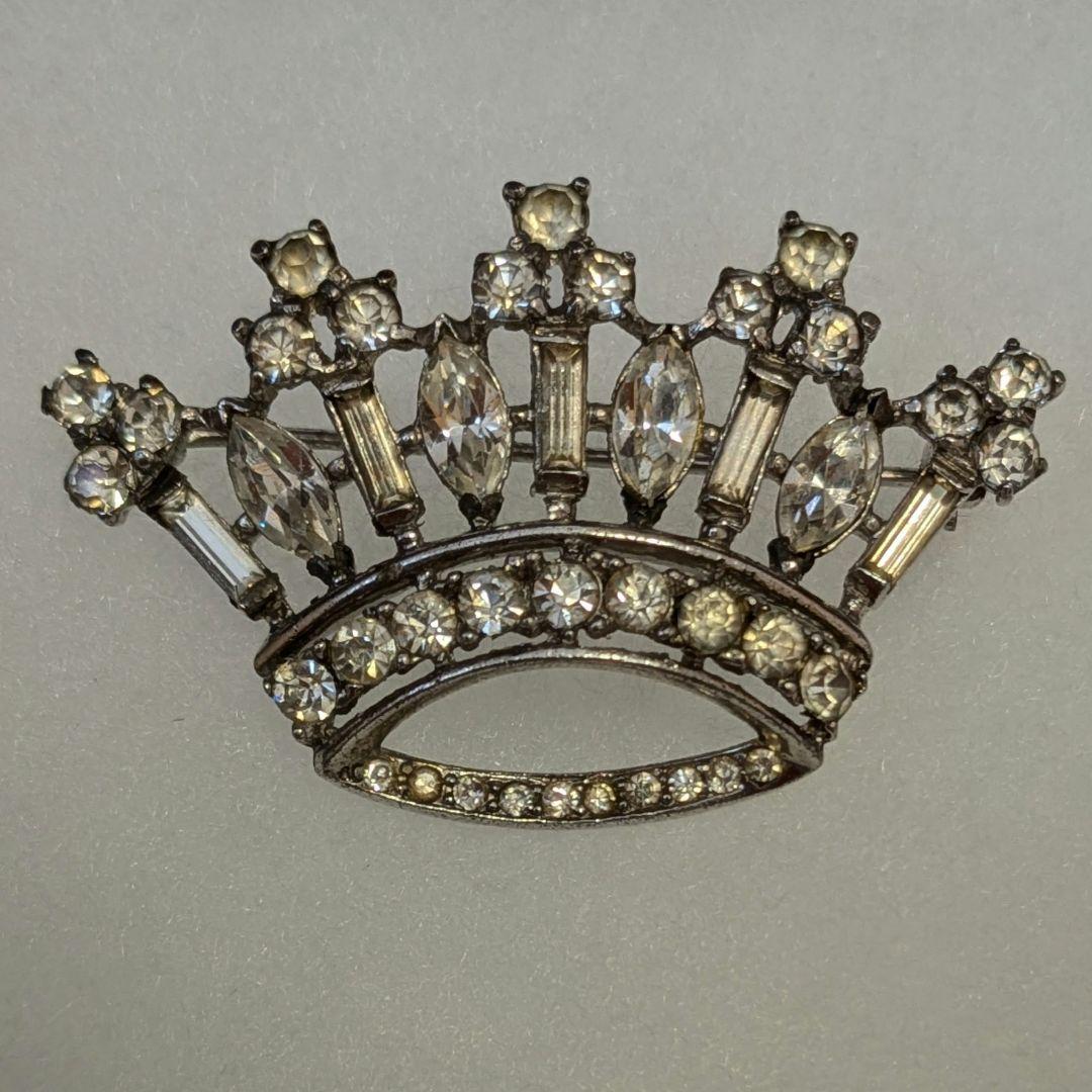 トリファリ trifari 王冠のブローチピン