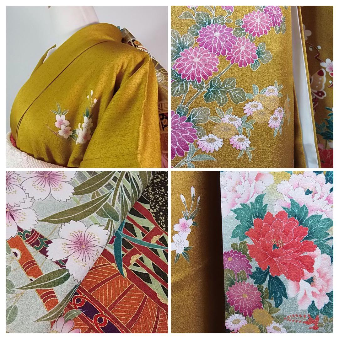 豪華　振袖3点セット（袋帯・長襦袢付き）