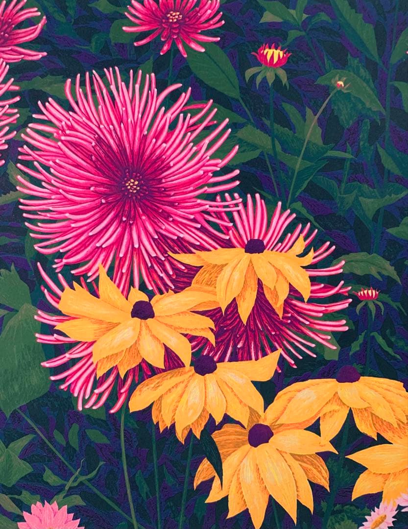 花 絵画 （O）