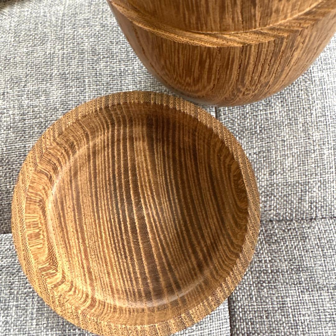 希少 茶道具　欅(ケヤキ) 棗　伊勢神宮古材