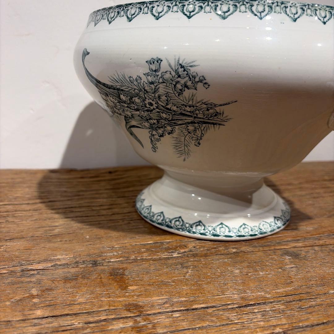 フランスアンティーク　サンタマン　ミュゲ 鈴蘭　ST.AMAND スーピーエール