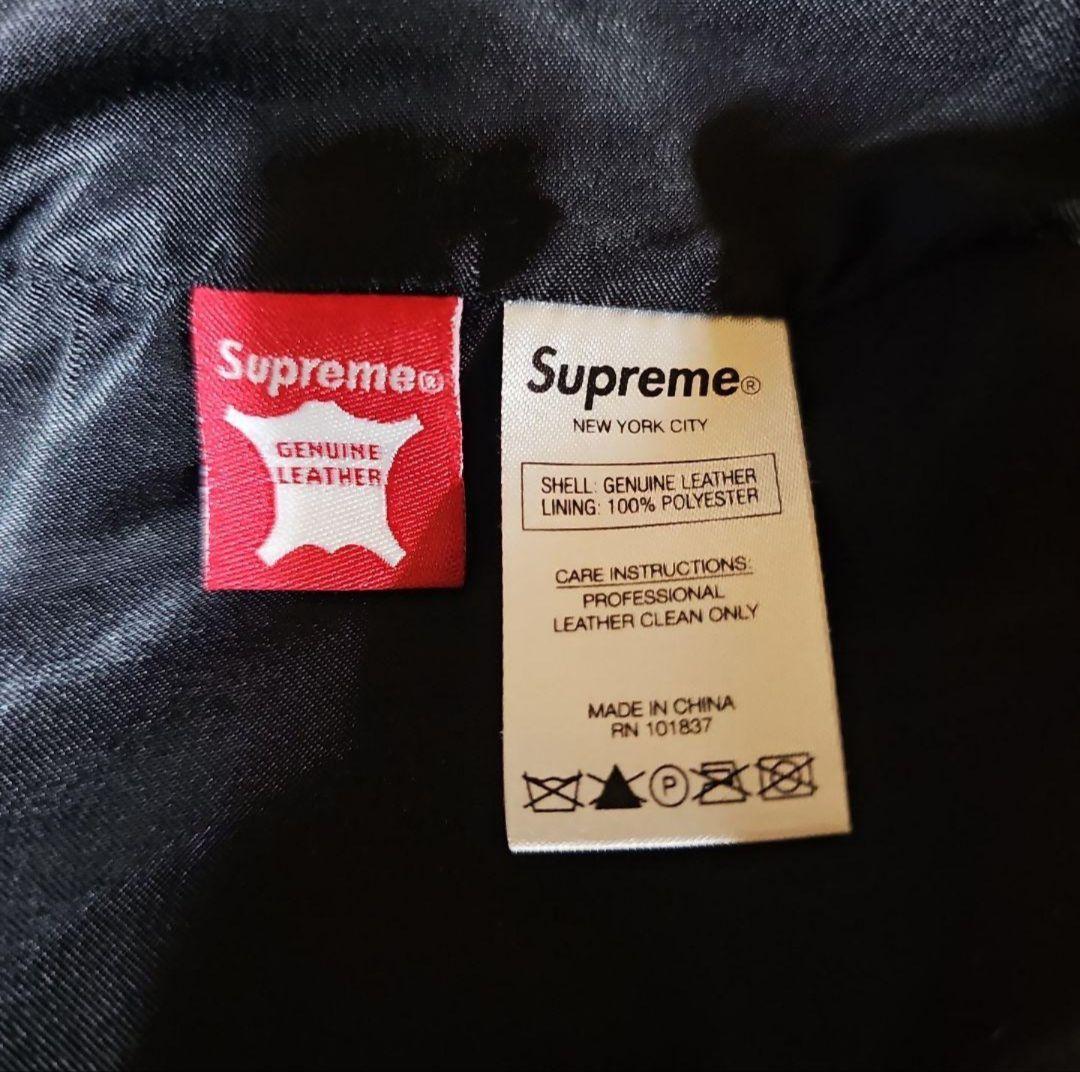 光*様 美品！希少！ Supreme シュプリーム レザージャケットブラック M