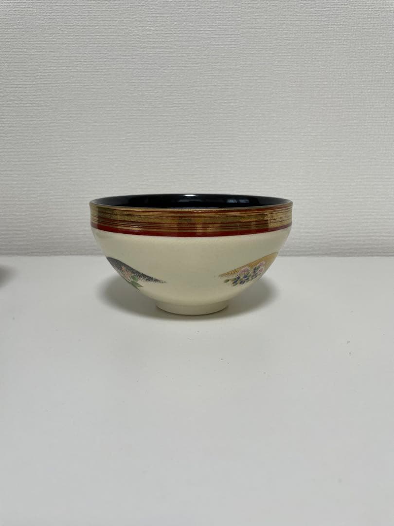 茶道具セット 茶碗3個と菓器・茶杓・棗