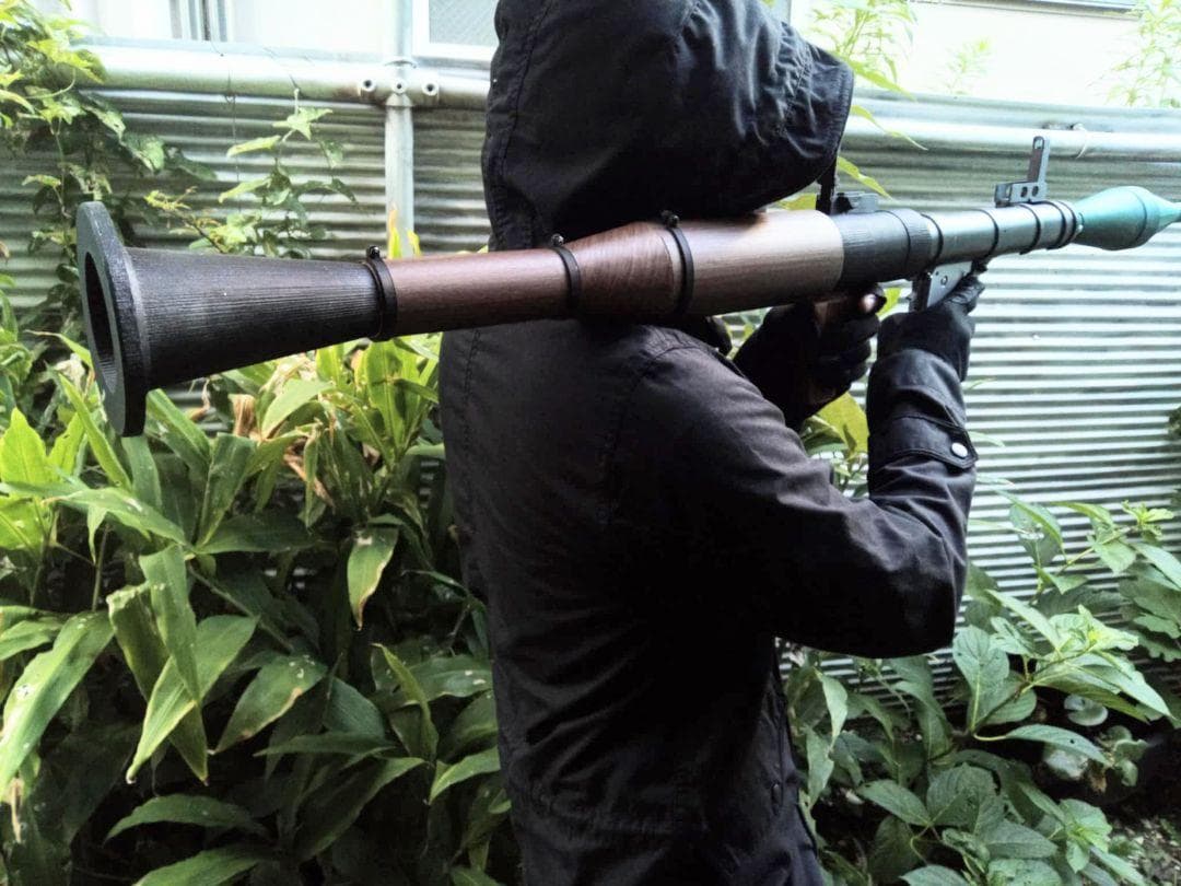 フルスクラッチ RPG-7 ロケットランチャー 3Dプリンター 成形 M