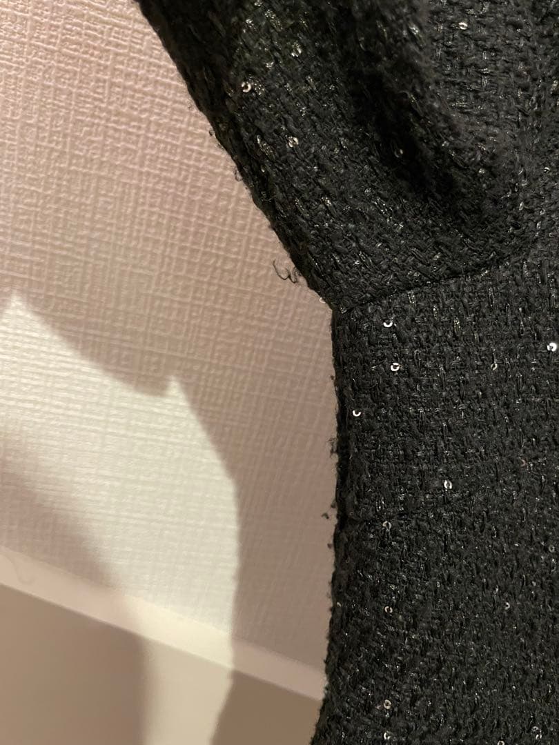 Leja 花柄レース スパンコール ドレス