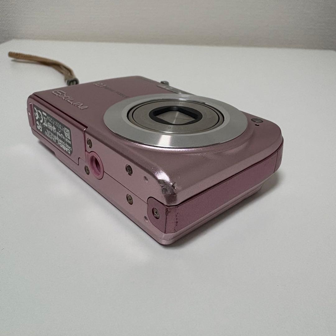 【動作良】CASIO エクシリムEX-Z1050 充電器付き ピンク コンデジ