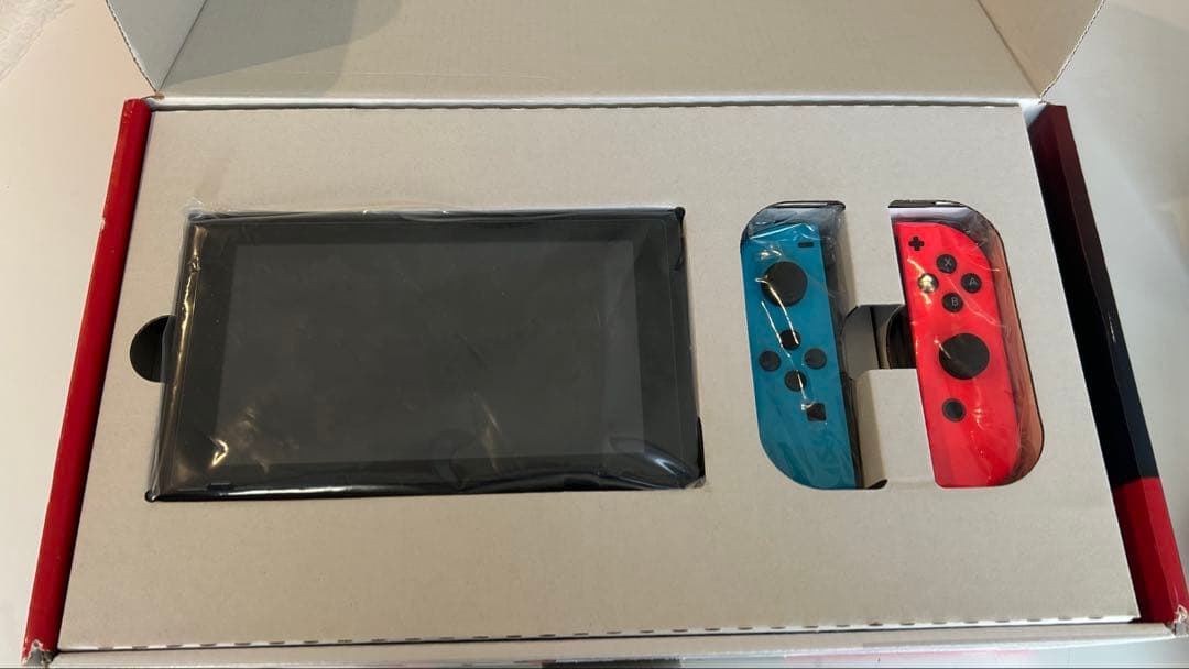 Nintendo Switch 本体 青/赤＋付属品＋箱付き