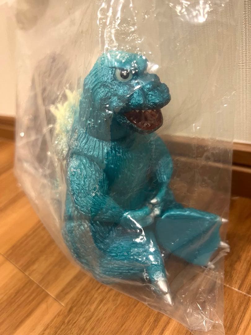 羽沢組 Gメモリーズセレクション 大戦争ゴジラ　ターコイズブルー　蓄光　ソフビ