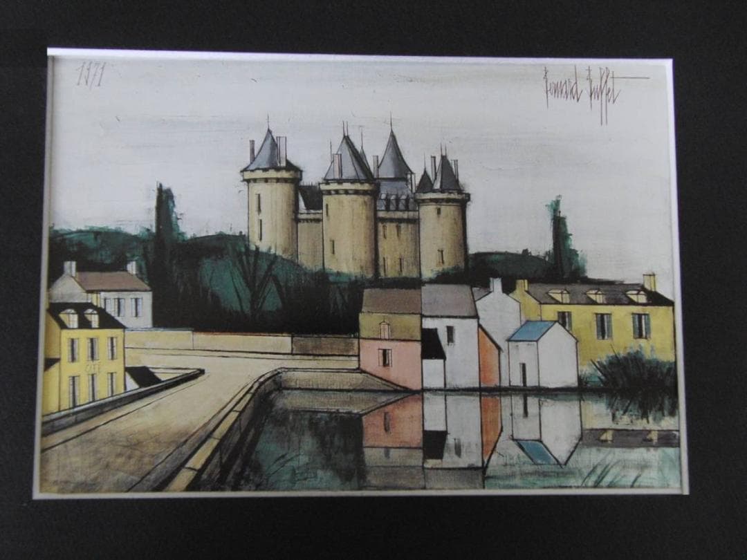 ベルナール・ビュッフェ「Combourg-Chateaubriand」