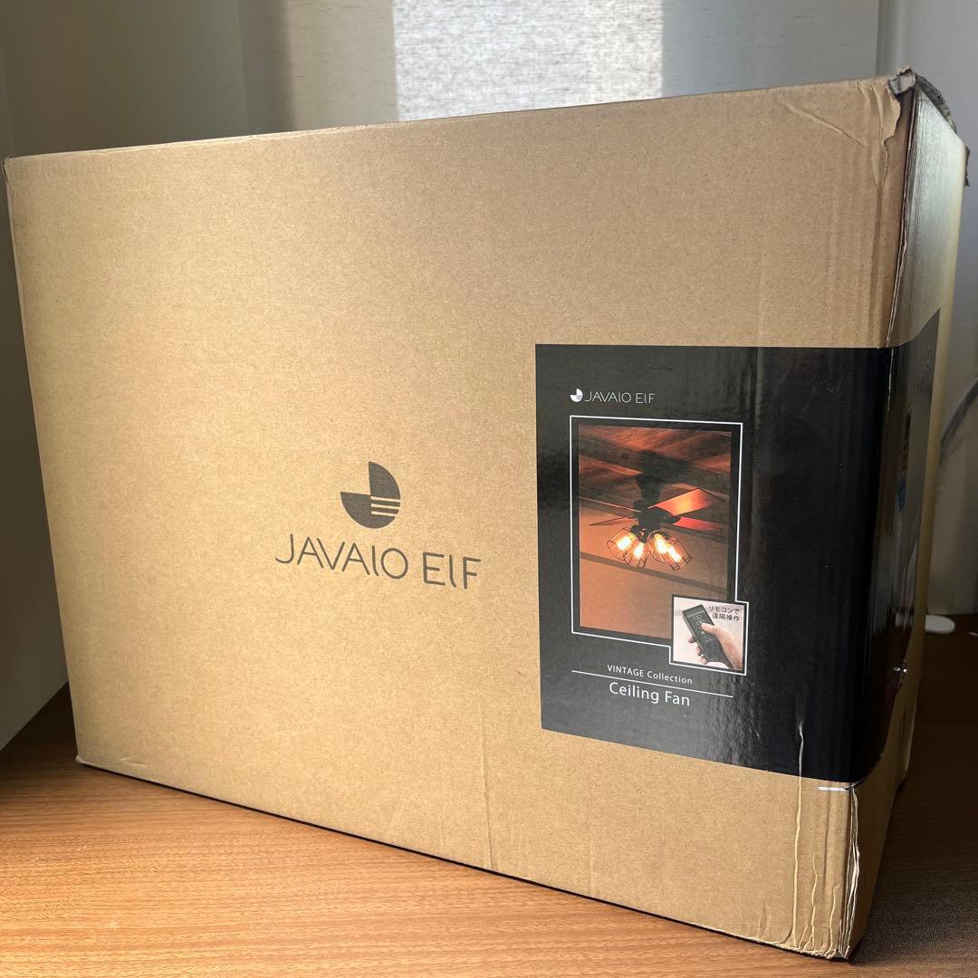 【新品未使用】JAVALO ELF シーリングファン JE-CF001V
