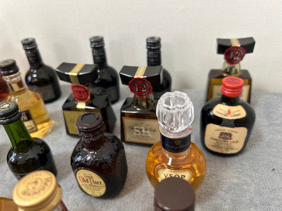 ウイスキー & ブランデー　ミニボトルセット