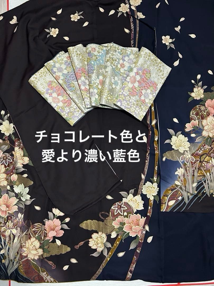 最高級汕頭総刺繍の届いて直ぐお召しになれます お振袖25点フルセット　やまと誂製