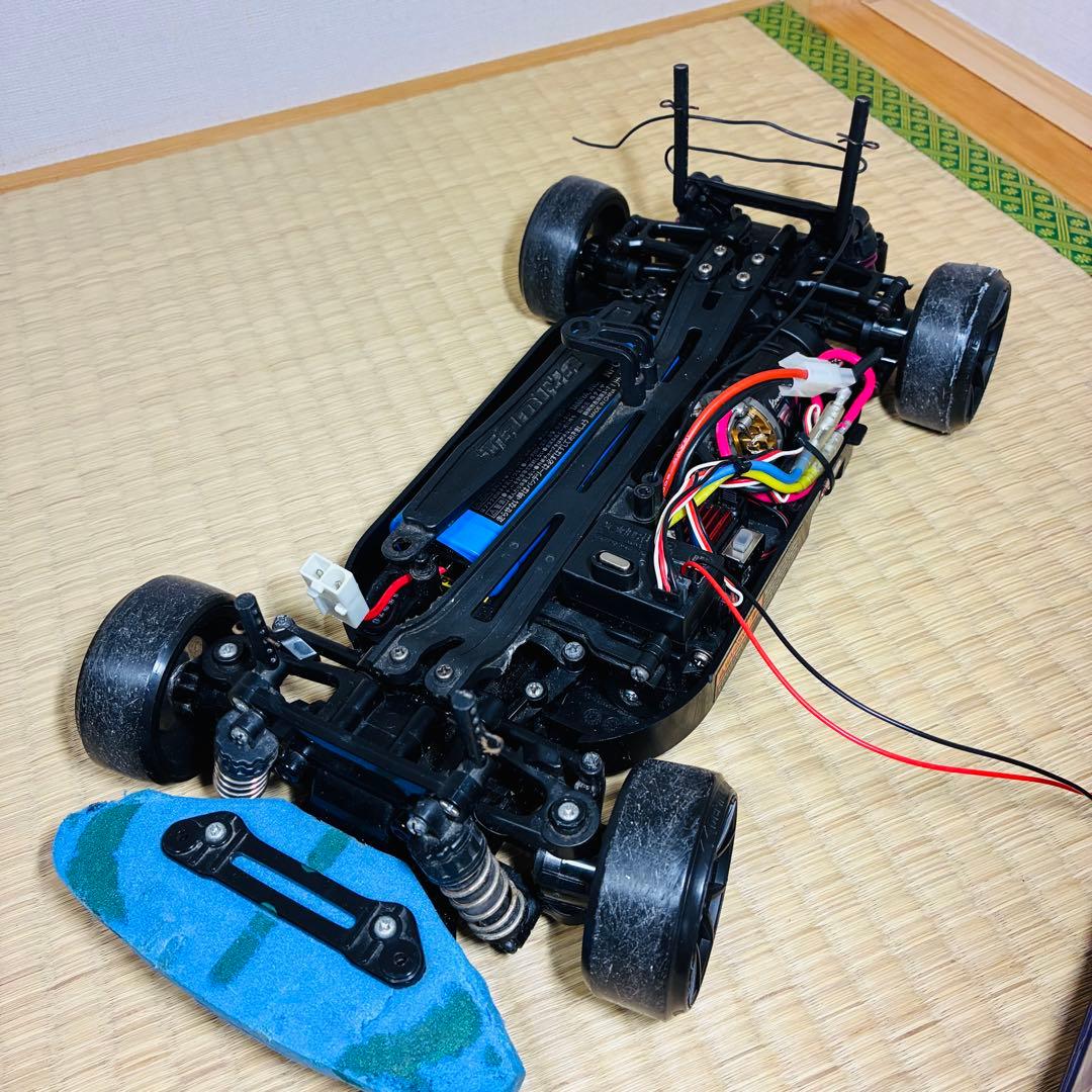 【このまま使用可】ラジコン ドリフト　R32 スカイライン シャーシ フルセット