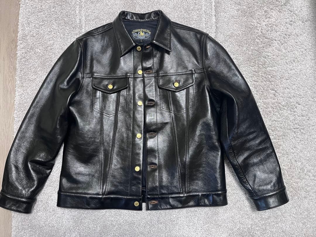 DOUBLE HELIX/ダブルヘリックス/ホースハイドレザー/大きサイズ48