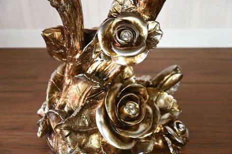 要問い合せ♥️アンティーク調♥️薔薇　テーブル　ガラステーブル　ゴールド