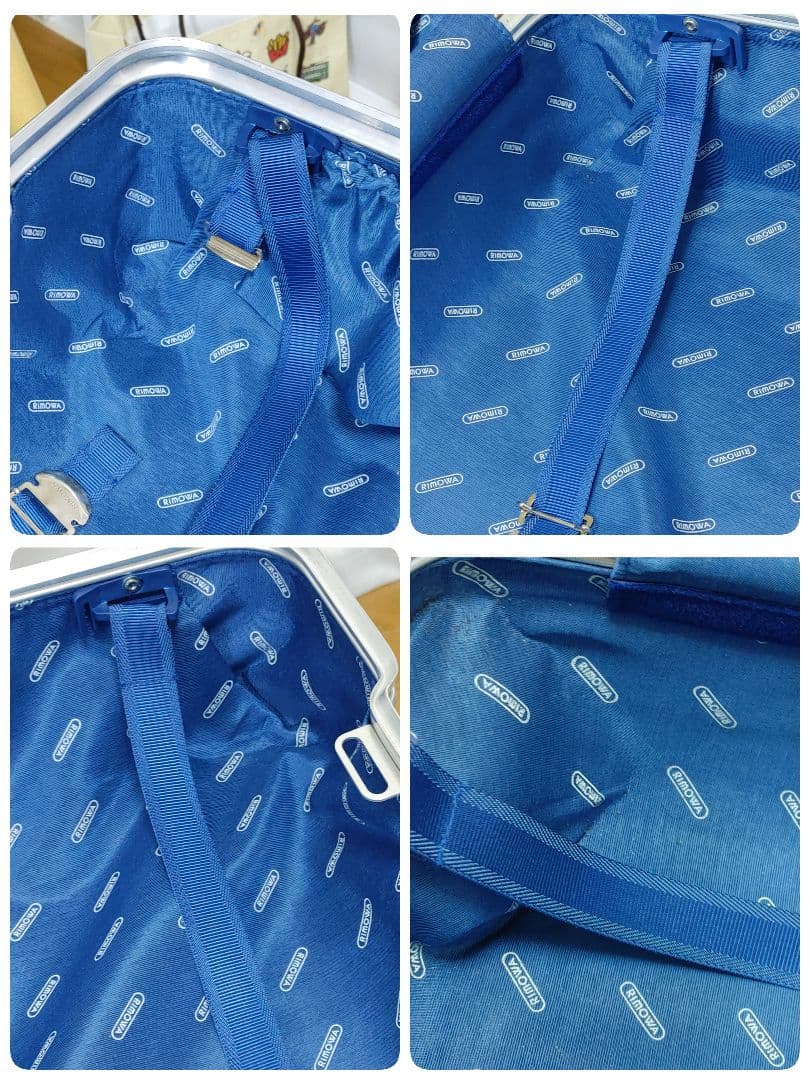 リモワ トパーズ 104L 4輪 青ロゴ アルミキャリーケース廃盤ヴィンテージ