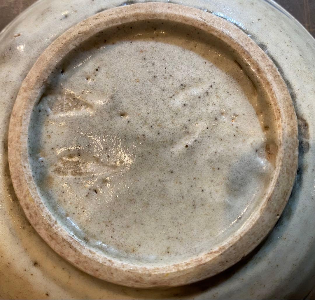 中国汕頭・スワトウ染付絵皿　鑑賞台付 ・ヴィンテージ　レア ・台湾茶器