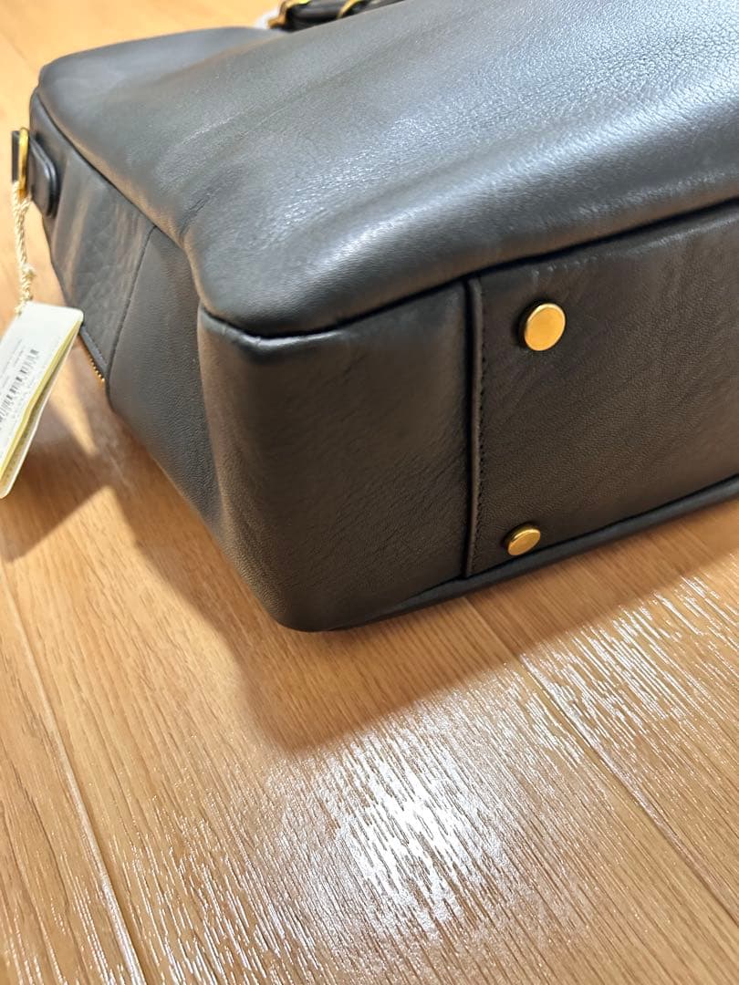 未使用　fetia ブリーフケース ライロア ブラック　本革レザー【廃盤品】