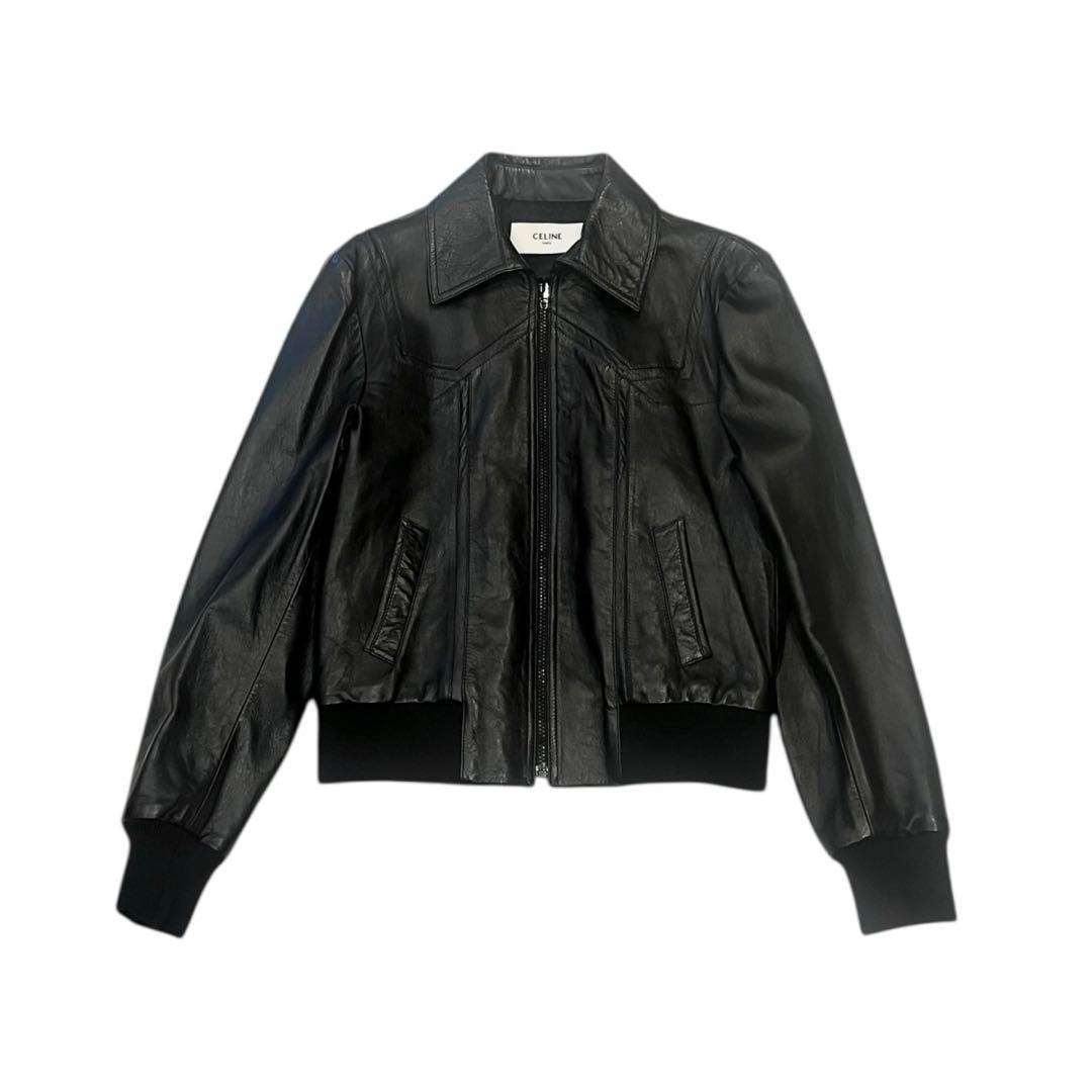 CELINE 23SS ブルゾン / ソフトラムスキン レザージャケット