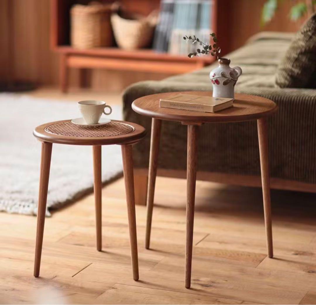 Re:CENO product｜ネストテーブル RattanMix／ブラウン