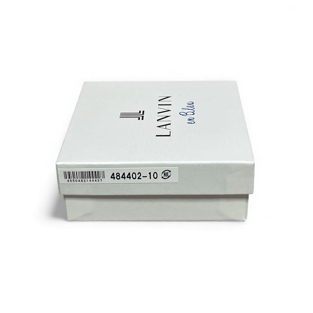 【新品】LANVIN en Bleu 二つ折り財布 ペティアン ゴールド 金箔