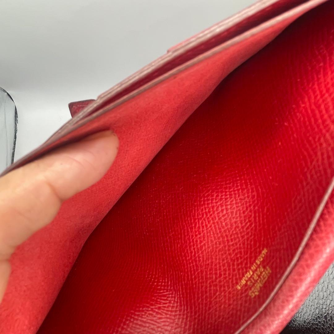 HERMESエルメス べアンクラシック二つ折り長財布　C刻印