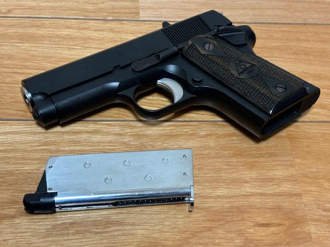 東京マルイ DETONICS.45 別売木製グリップ換装 ASGK刻印有り