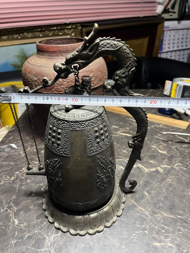 半鐘 、釣鐘梵鐘 中国骨董 半鐘釣鐘 梵鐘 中国美術