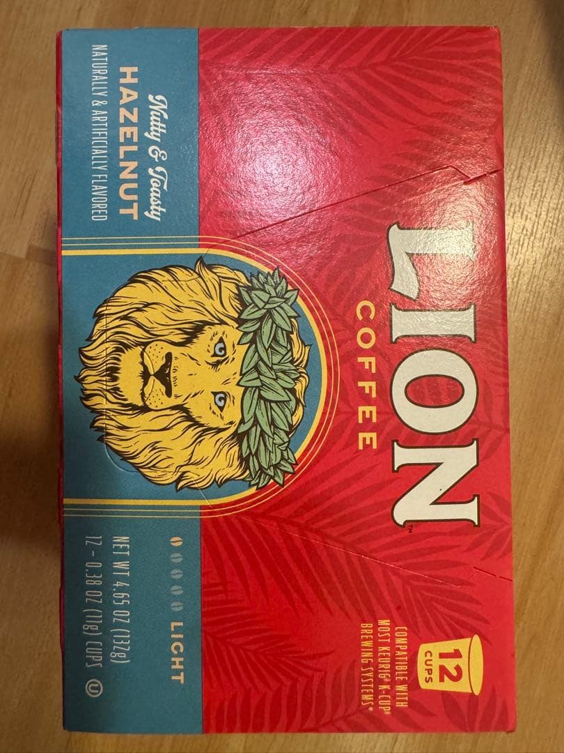 ライオンコーヒー キューリグKカップ 4種セット 48個バニラヘーゼルココナッツ