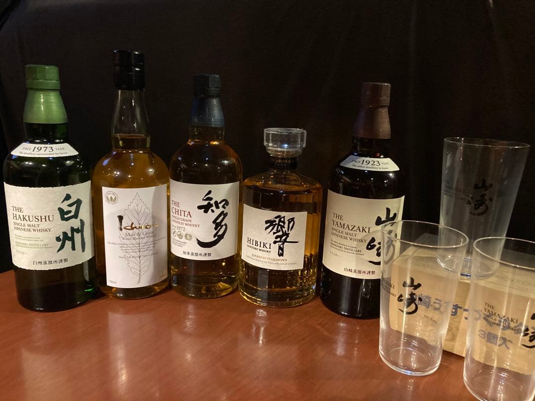 値上げ直前！！希少ウィスキー５本セット山崎白州　おまけ付！