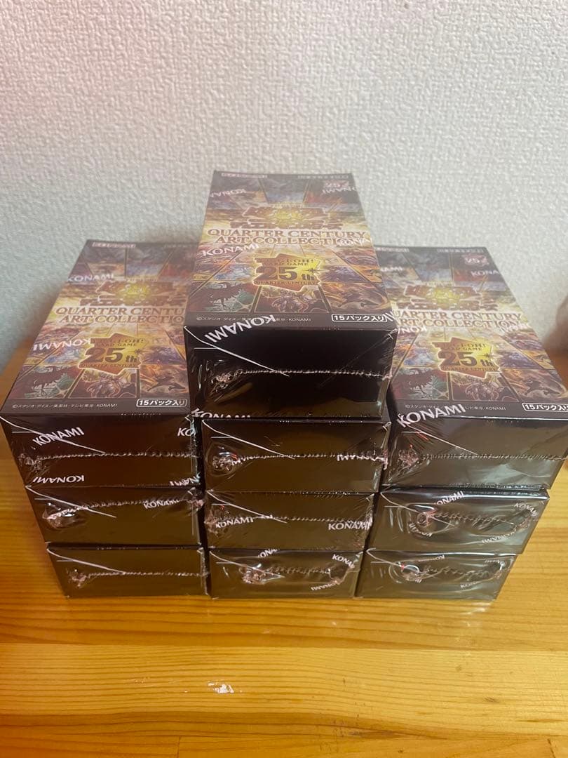 遊戯王クォーターセンチュリーアートコレクション 10BOX シュリンク付