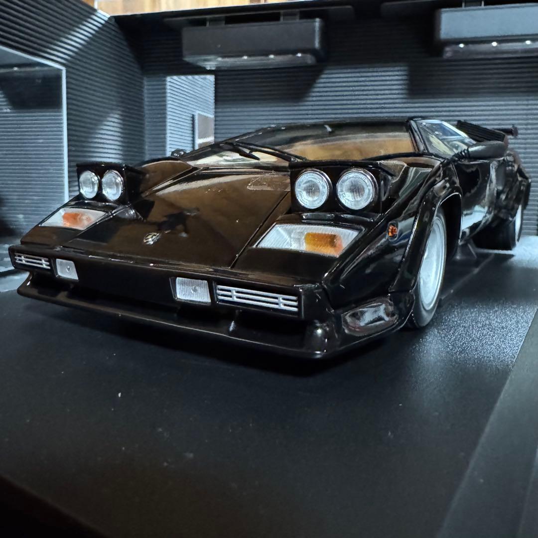 絶版未展示品 京商 1/18 ランボルギーニ カウンタックLP500ブラック