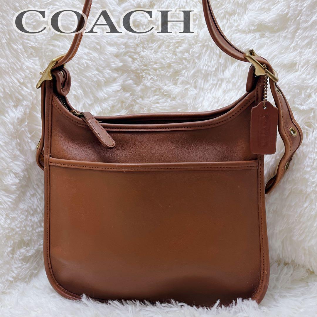 美品 COACH コーチ オールドコーチ ショルダーバッグ 斜め掛け 9966