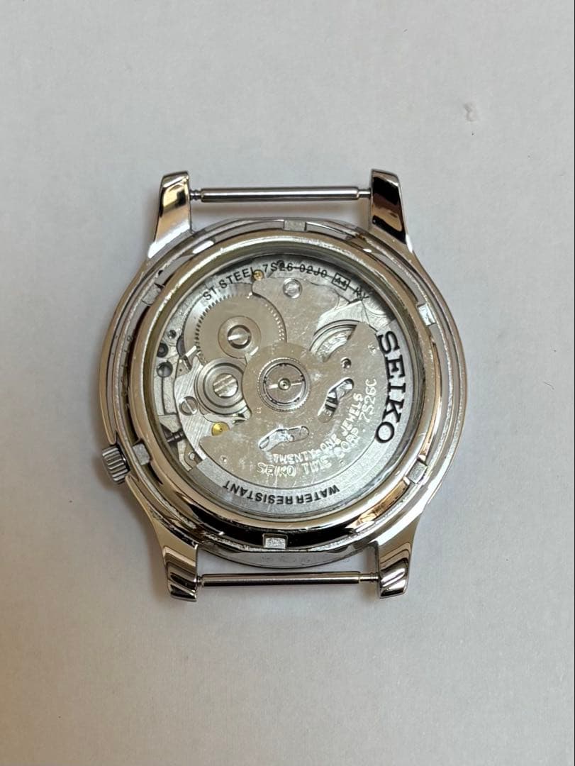 【美品】SEIKO 5 自動巻き時計 グリーン ダイヤル