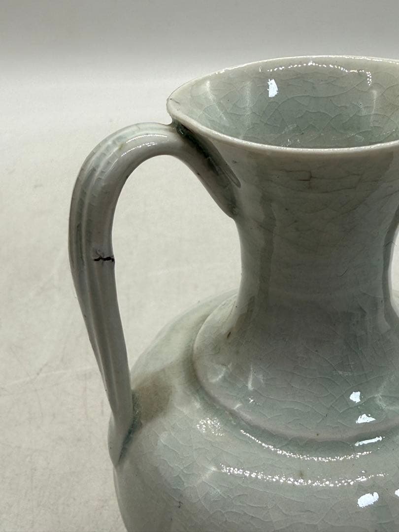 中国　宋時代　青白磁水注　木箱付　送料込み260125